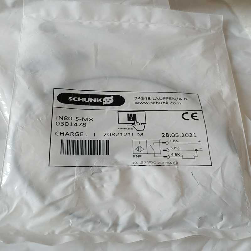 雄克IN 80/S-M8  0301478 SCHUNK雄克（崽载电子）