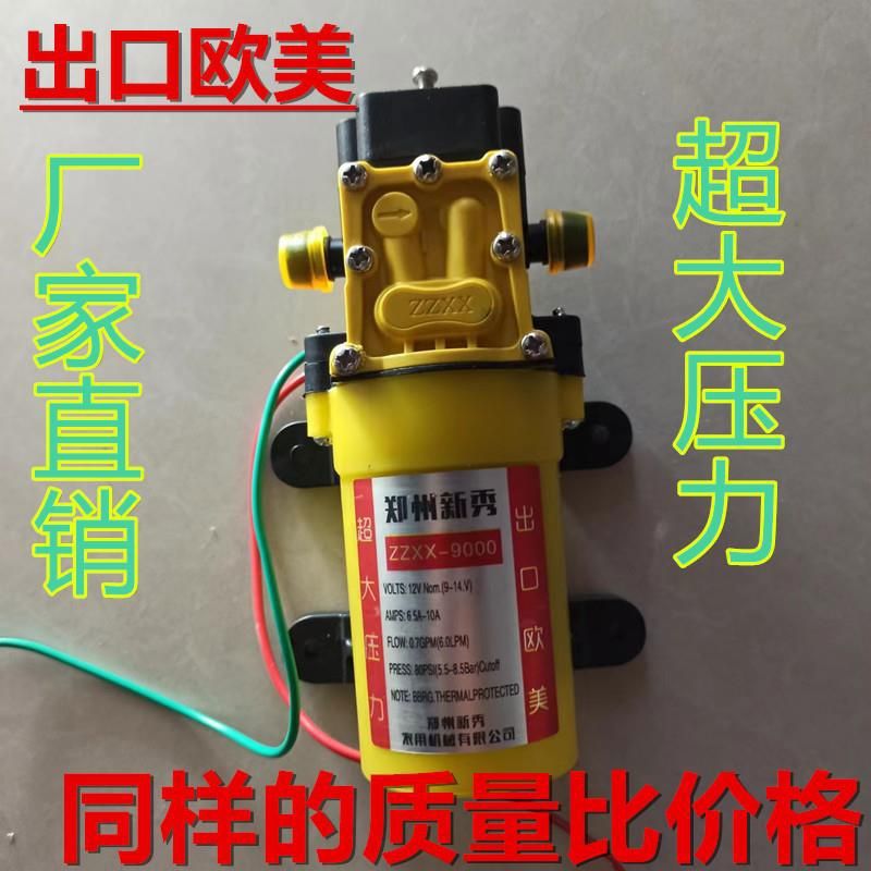 德国进口电动喷雾器水泵9000超高转速大流量压力大雾化细电机批