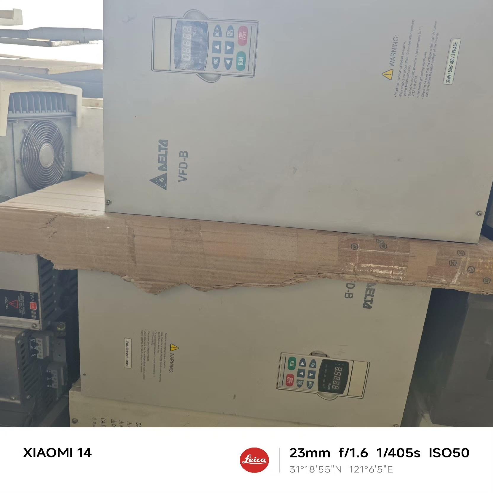 台达变频器 VFD370B43A  37KW 功能完好 实物（崽载电子）