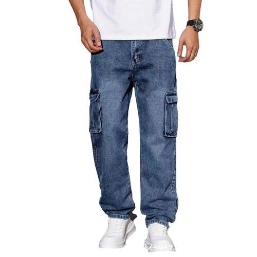 Fivestar reviewRivetRise Mens Casual Cargo Jeans Minimalist