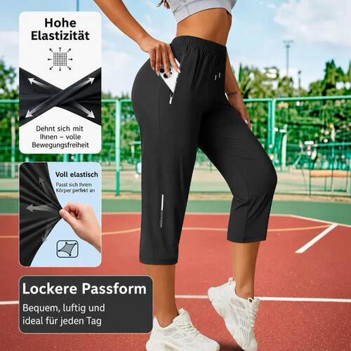 Women's Capri Pants Casual Workout Capris High Waisted