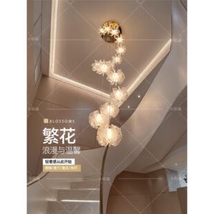 205新款别楼墅楼梯间长VCL吊灯吊顶灯自梯建房覆式楼挑空专用2大