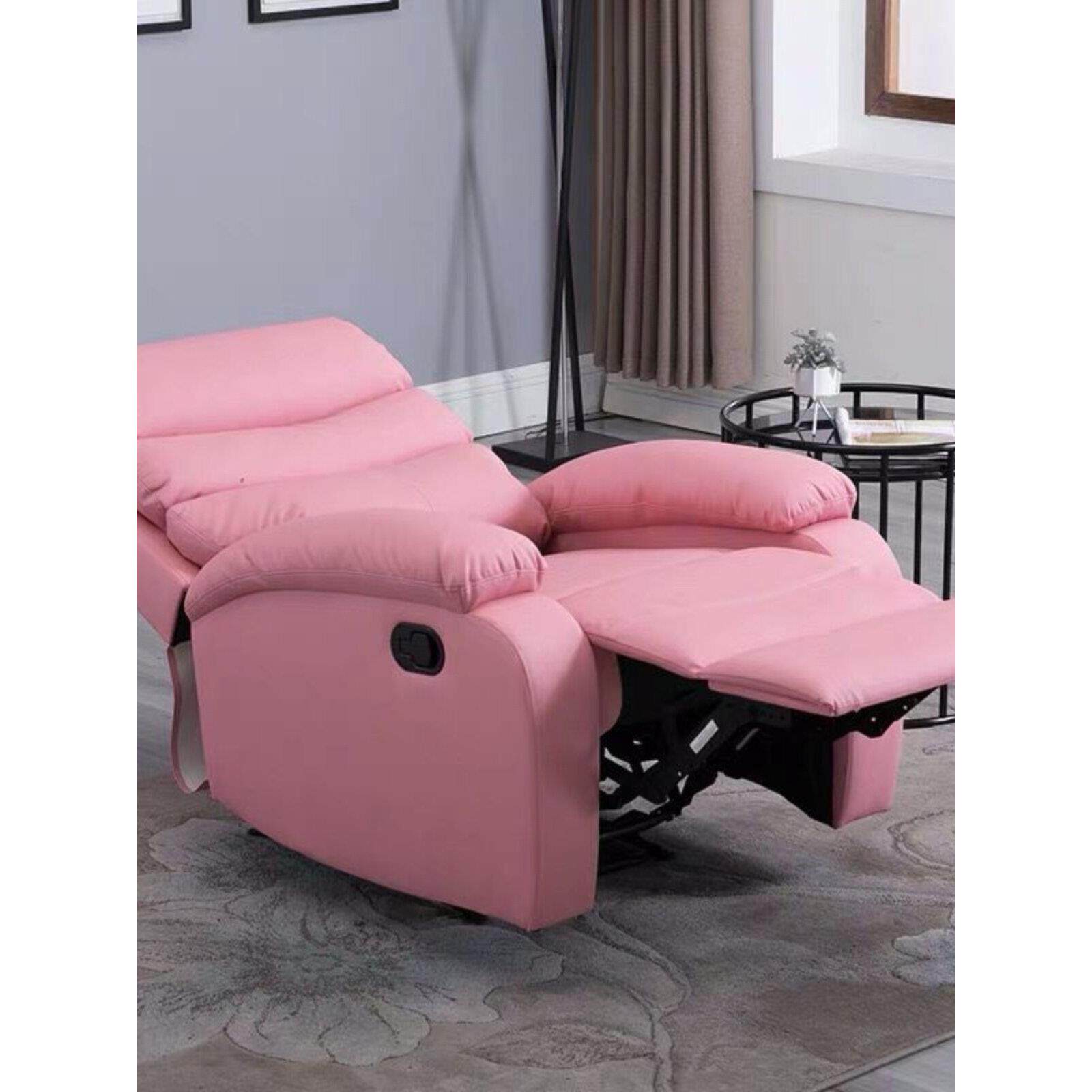 头沙发单人麻布多功能懒电脑椅办电公动等可躺美容人美甲903美睫