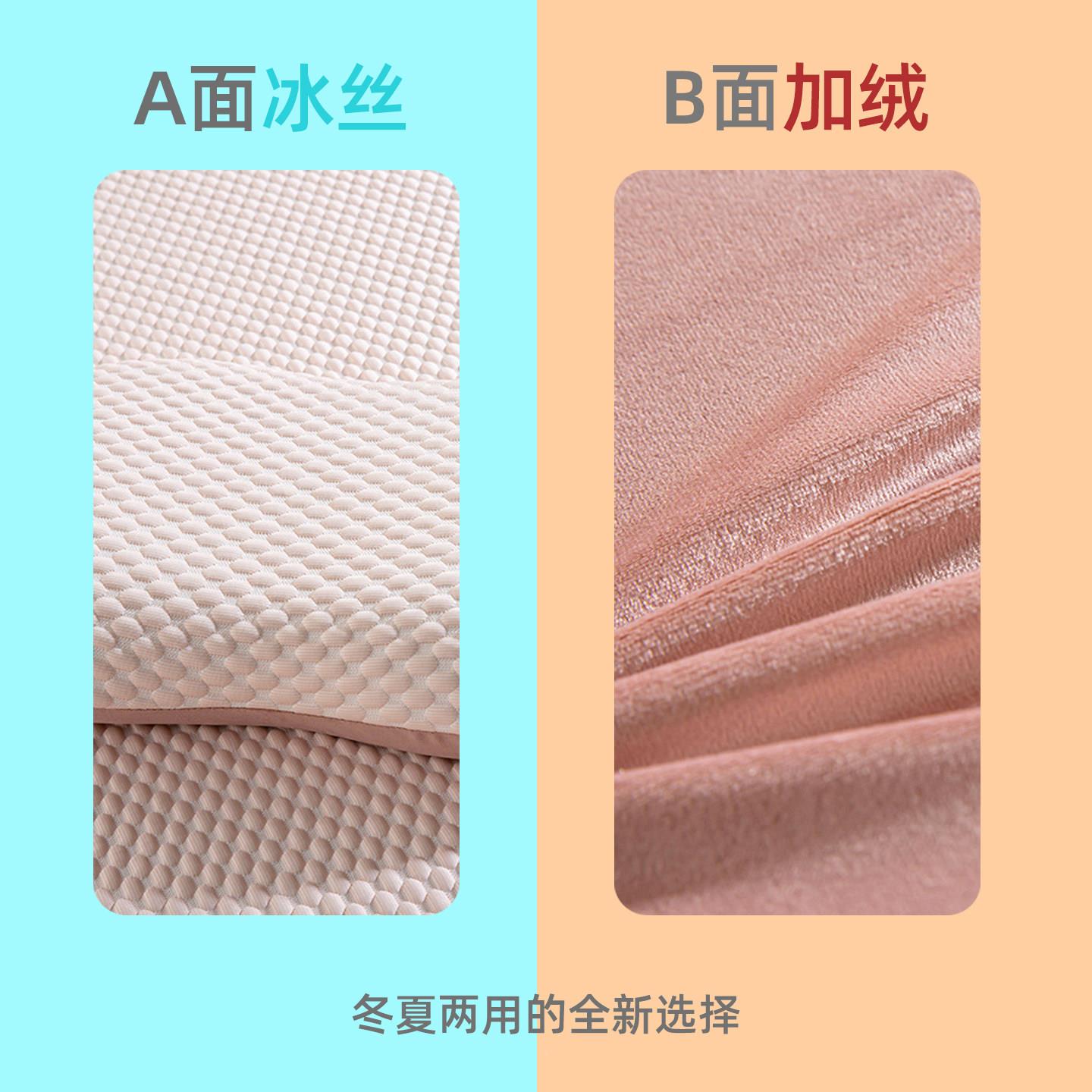 猫肚枕天枕套冬季夏不含枕芯凉感绒面枕头套宝允3×555cmDYV透气