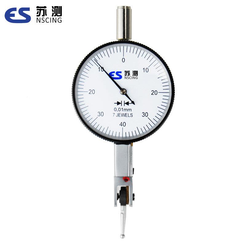 测指杠杆百分表0.01-0.苏mNscing Em高精度表头示表小表盘红宝石