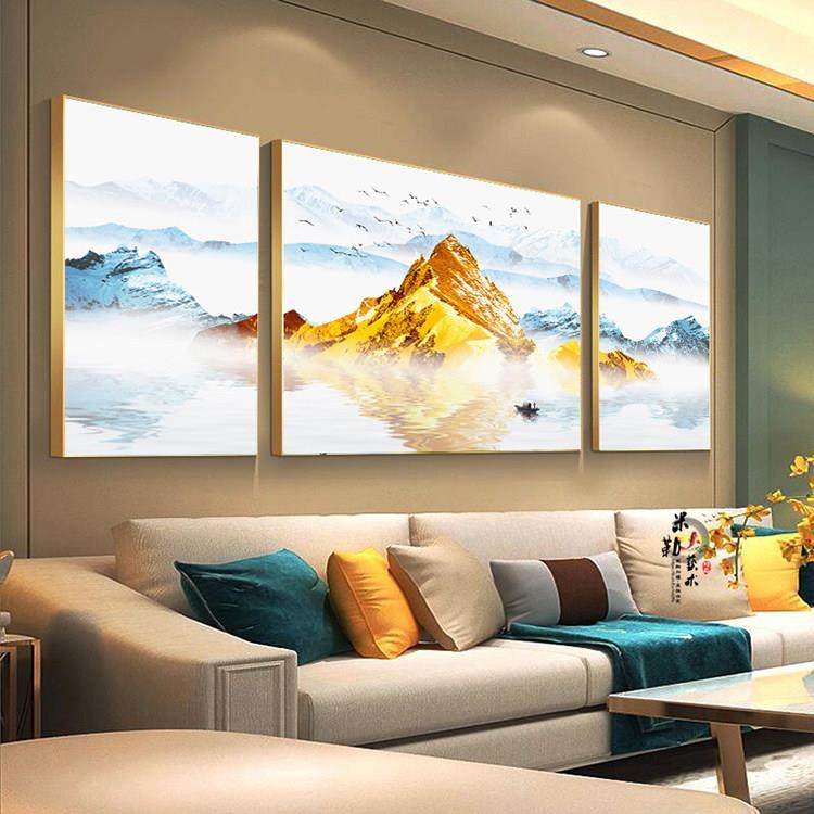 石运转客厅装饰沙发画背画景K-08墙三联挂画现代来简约壁画大气晶,家居饰品,现代装饰画,淘宝优惠券,粉丝福利购,淘宝优惠卷