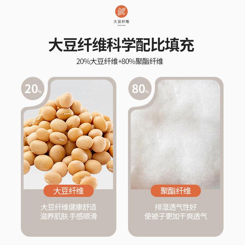 A豆泡泡纱大被子冬被芯空调类被夏幼2588885凉被薄宿舍春秋被儿童