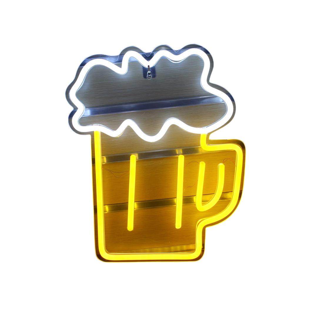 外贸RMZLED霓虹b灯酒吧酒瓶卡墙壁装杯饰eer啤酒发光打usb接口,节庆用品/礼品,装饰灯,淘宝优惠券,粉丝福利购,淘宝优惠卷