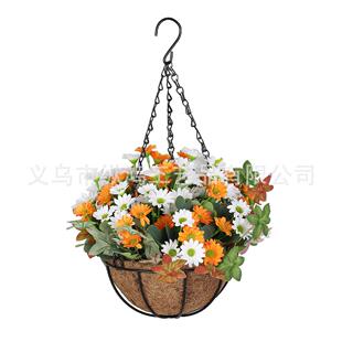 厂家编式织吊桶花篮店家庭酒阳台艺木艺编织吊盆花园瓶