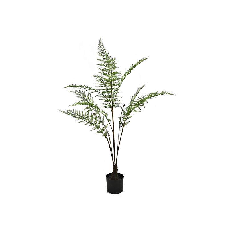 仿真蕨叶树软装造景家居装饰工程源头现货供应娑罗树人造蕨树