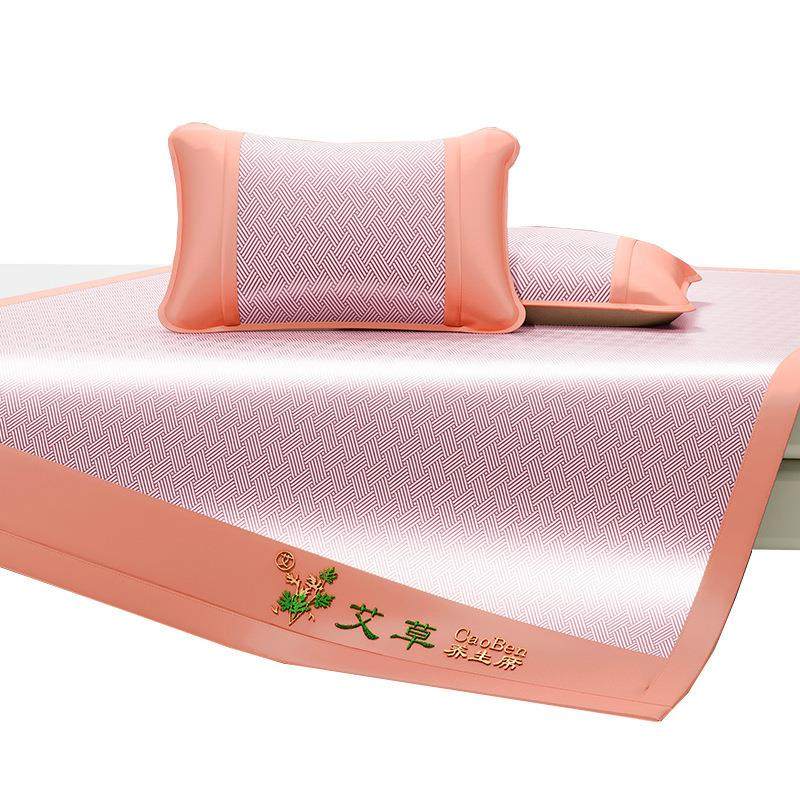 夏季爆款折艾草冰丝席夏天裸睡母婴级空调席席可机凉洗叠床笠XL-2,床上用品,冰丝席,淘宝优惠券,粉丝福利购,淘宝优惠卷