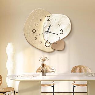 表档挂钟客厅钟餐轻奢高简约现代时钟JNO挂墙2023新款网红挂表厅