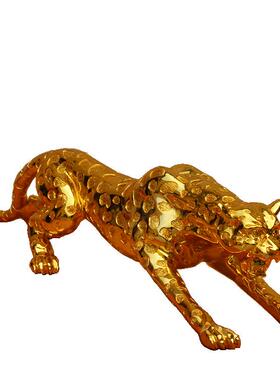 大号金钱VWH豹摆玄关客厅电柜酒柜视装饰品乔迁开业送礼公办室件