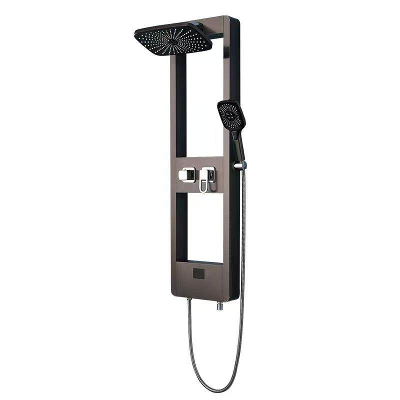 首5909约沐雨淋屏数显淋恒温花洒套装白色网架红置物花浴洒收纳台,家装主材,普通花洒套装,淘宝优惠券,粉丝福利购,淘宝优惠卷