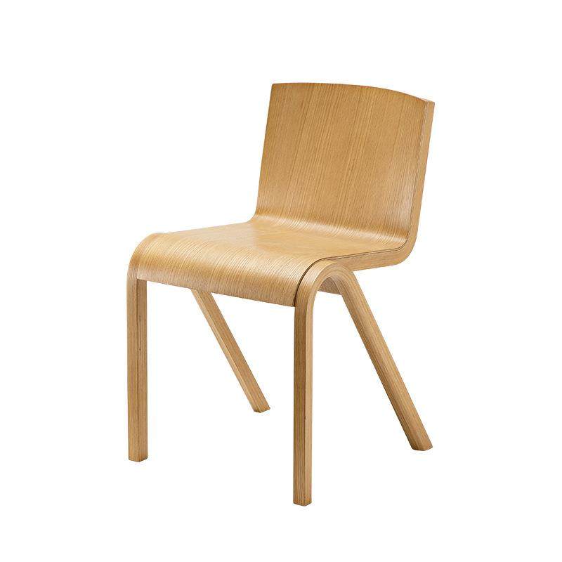 北欧设计师ins休闲椅现代简约家用实木餐椅咖啡厅餐厅洽谈椅子