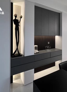 现代艺术高档抽象人物高级雕塑房间电视柜客厅玄关庭院艺术品