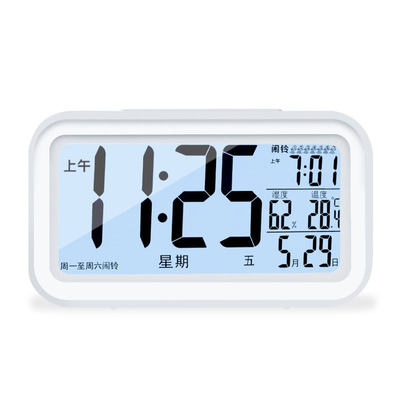电子闹钟学生用创意静音卧室床头铃夜光数字儿童智能小时钟表