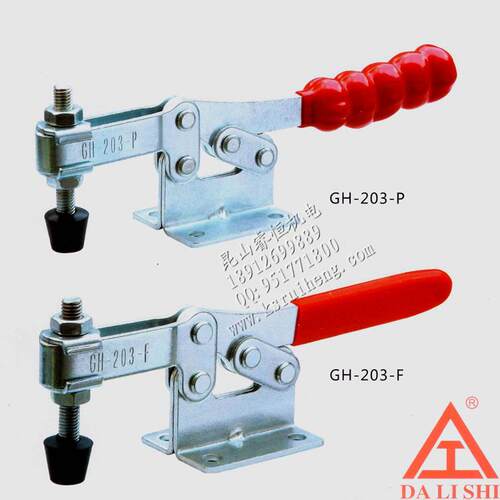 大力士水平快速夹钳GH-203-F 203-FL 203-P不锈钢203-FSS夹具肘夹