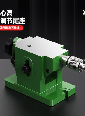 万能分度头可调微调尾座铣床中心高F11100 125 160分度盘尾架顶针