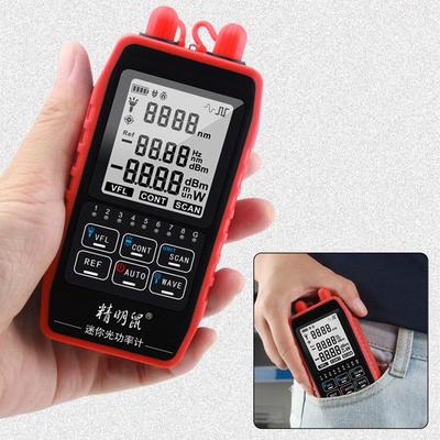 精明鼠NF-908S光纤迷你光功率计红光一体机高精度光衰网络寻线仪