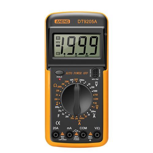多功能高精度DT9205A数字万用表维修电工电子数显万能表智能防烧