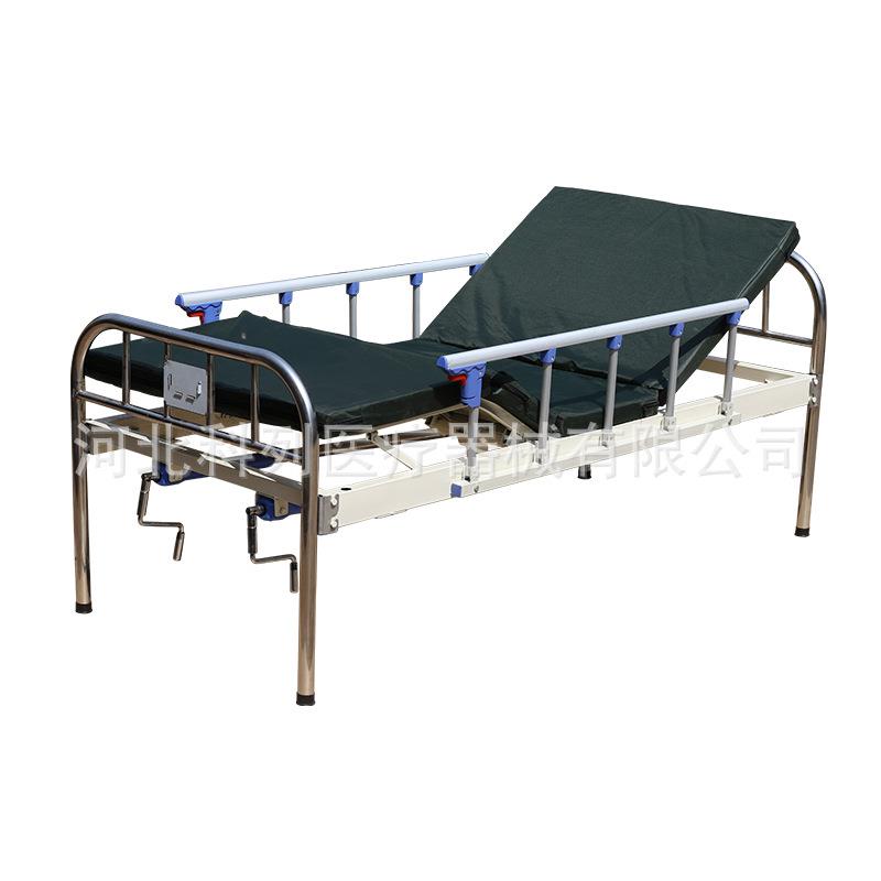 病床养老院双摇床手动家用多种功能老年病号床ABS单双护理床