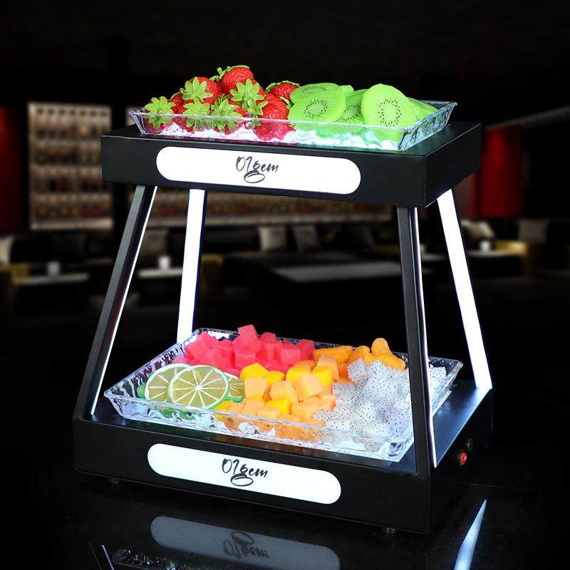 万战酒吧发光果盘架KTV专用小吃碟LED金属双层工字形梯形水果架子,鲜花速递/花卉仿真/绿植园艺,割草机/草坪机,淘宝优惠券,粉丝福利购,淘宝优惠卷