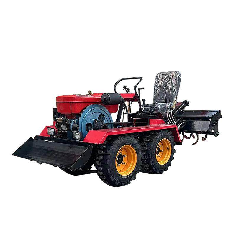 农用四驱微耕机多功能柴油旋耕机开沟犁地机新型自走耕地机松土机