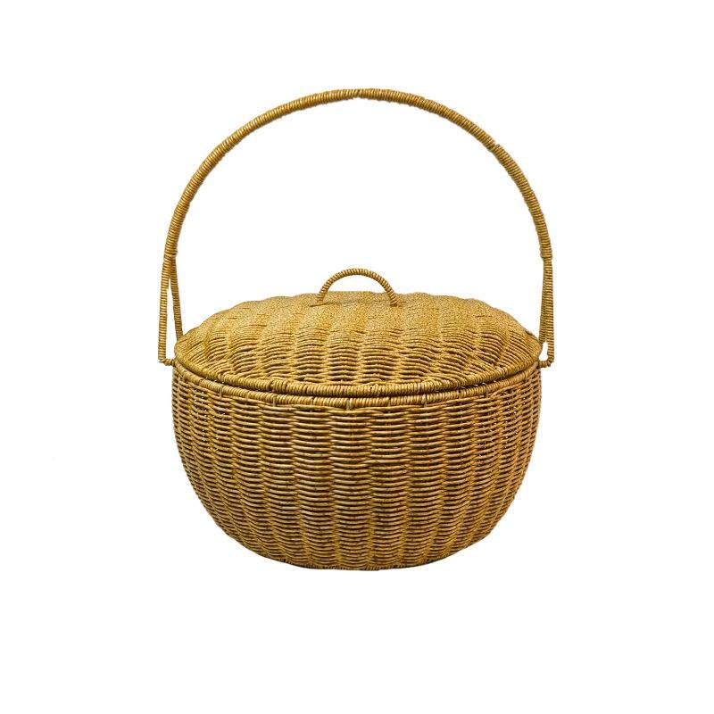 拜拜篮神拜专用篮篮野餐篮大号带盖拜宗篮子手提篮祖收纳45625手,收纳整理,脏衣篮,淘宝优惠券,粉丝福利购,淘宝优惠卷