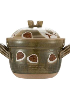 选双盖土锅严锅家A2021用燃气明炖火砂锅煲古汤锅煮饭沙锅复石锅