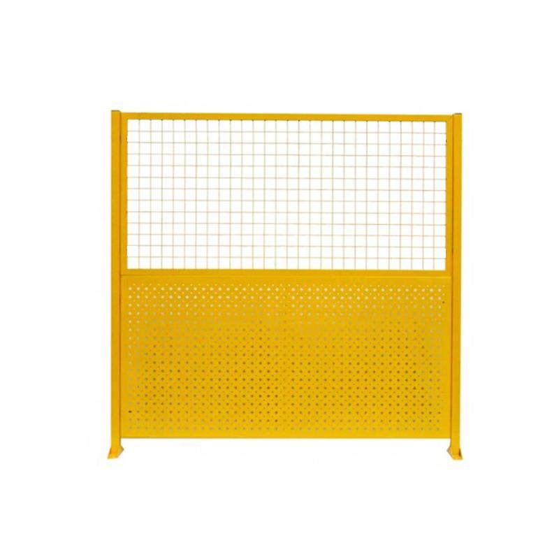 车间隔离围栏上网下板仓库隔离网设备防护网车间推拉折叠对开门