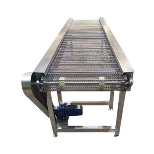 不锈钢网带输送机果冷烘干却输送EIN机移动式 带网输送蔬机