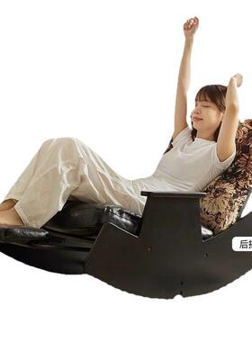 实木摇摇椅复发休30557闲躺古阳台椅单人懒人沙可躺沙发客厅摇摇