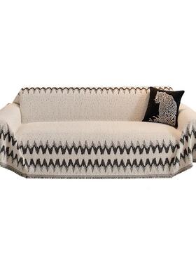 仿貂绒MS-50沙发巾一整张盖225新款简约0轻奢高全盖级感沙发布秋