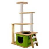 猫爬架猫窝猫树一体大型咪多层多功能太104用空舱墅猫架子猫别宠