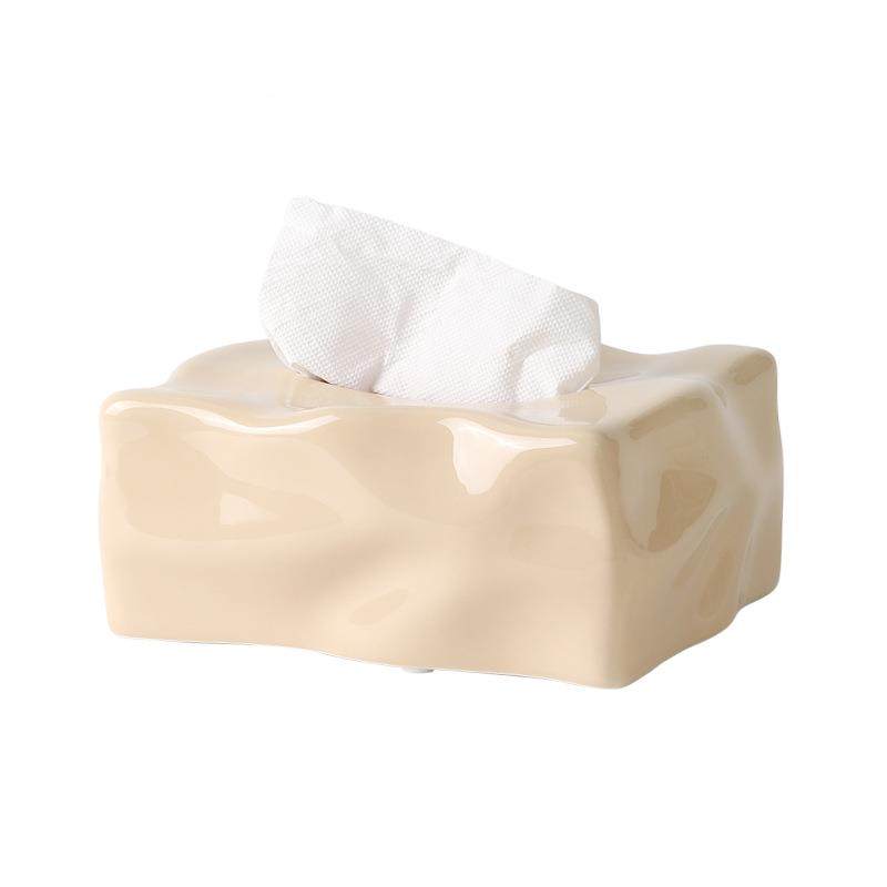 创意BXW陶瓷纸高巾盒客厅轻奢风摆件餐桌几桌面抽纸档盒茶家用装,橡塑材料及制品,工业陶瓷,淘宝优惠券,粉丝福利购,淘宝优惠卷