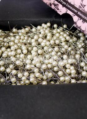 德国rym珠针31m60X01m不钢白色大头缝锈针纫服P装立体裁剪定位优