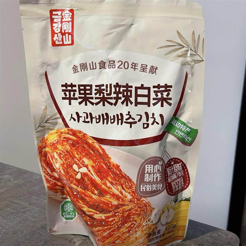 金刚山延边苹果梨辣白菜400g/袋延边特产朝鲜族