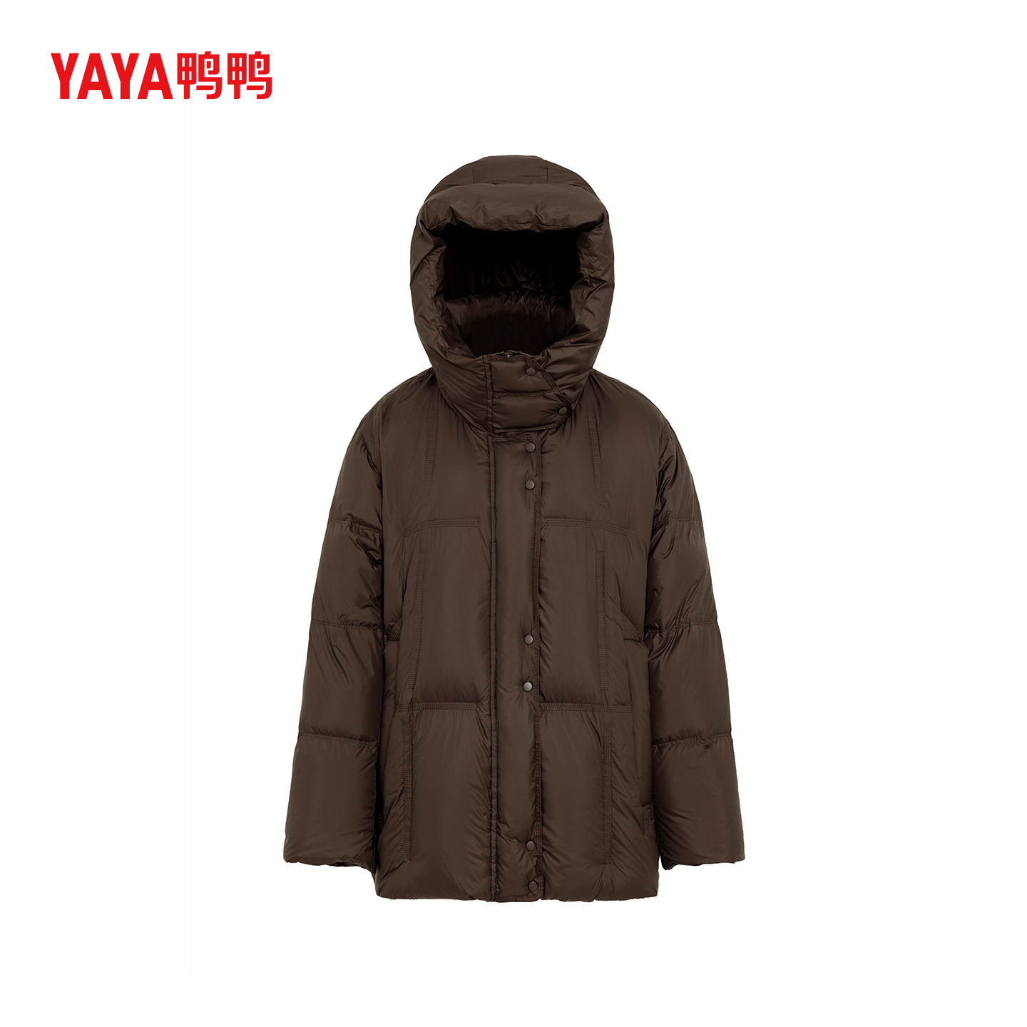 YAYA鸭鸭2025秋冬季羽绒服短款加厚女士新款时尚纯色百搭保暖外套,女装/女士精品,羽绒服,淘宝优惠券,粉丝福利购,淘宝优惠卷