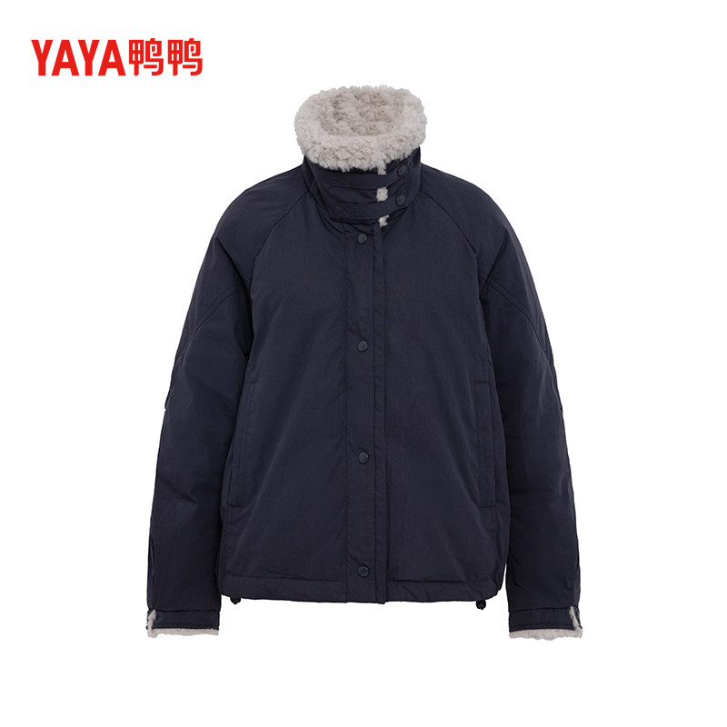 YAYA鸭鸭2025秋冬季新款羽绒服女士小个子时尚百搭保暖小毛领