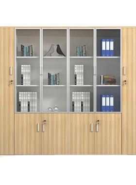 简约现HQ-0977代抽屉带锁式储物档柜子文件柜资收料案柜木质办公