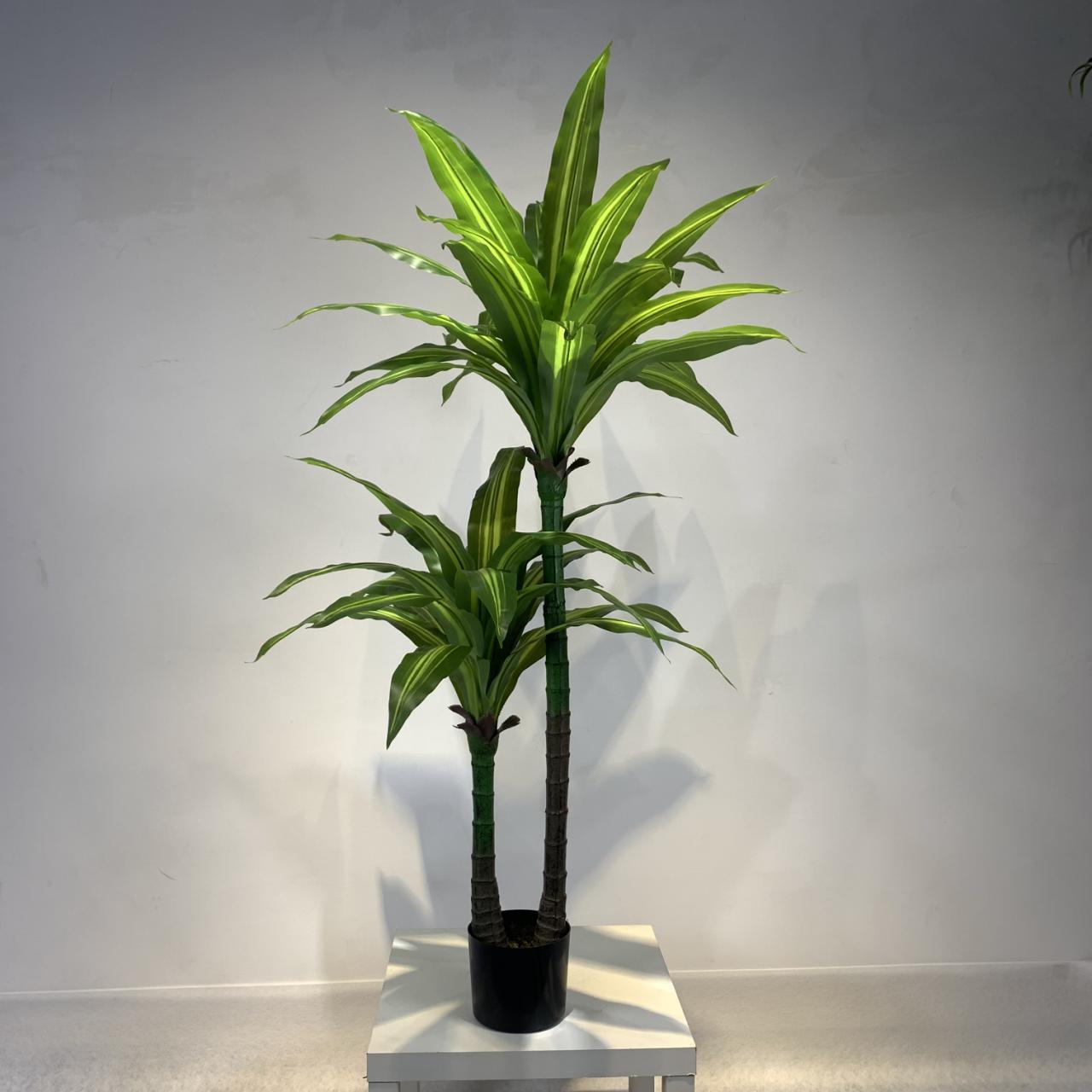 仿真跳舞兰客厅室内大型落地植物装饰花草盆栽景巴西木铁假花绿植