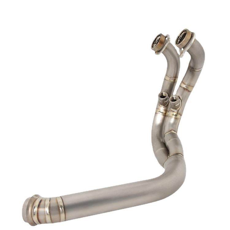 适用摩托车KTMDUKE790/890ADV改装不锈钢中段钛合金前段排气管