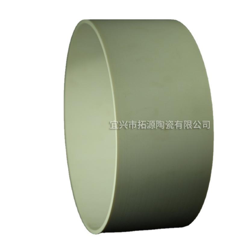 高频绝缘陶瓷密封环耐高温陶瓷件耐磨陶瓷轴套圆形陶瓷套管套筒