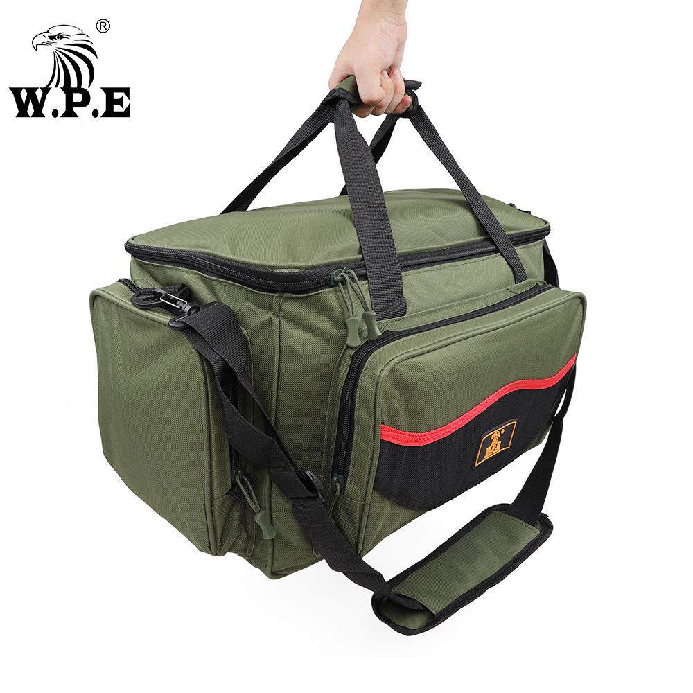 WPE户外钓鱼包鲤鱼路亚包防滑耐磨斜跨手提大容量露营爆款包