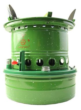 LYZ户油外野炉露营野炊式老怀旧取暖柴油煤子家用55型号16灯芯