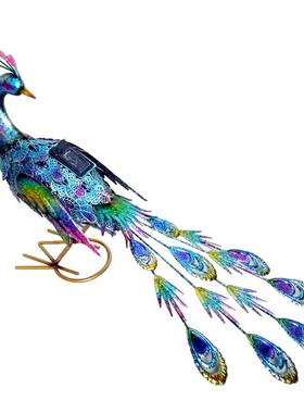 外贸欧美户庭院别墅动物太阳能灯发光落花园饰装W-G19208摆地件铁