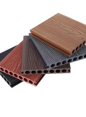 木板户外LUY露台花园塑二地代共挤木塑地板室外庭院腐木塑木板防