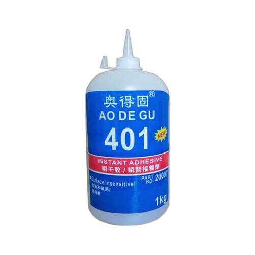 厂家直销大401-1公瓶强40胶水力1万能胶粘橡胶塑料金属瞬间胶无胶