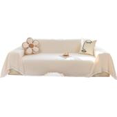 通防滑防猫抓沙发油严选 严选奶风高级感2用025款 四季 澜巾盖布罩